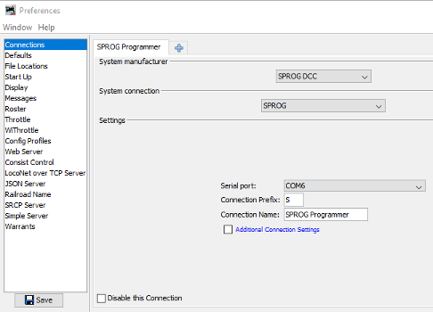 Windows Preferences